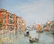 Frans Wilhelm Odelmark Canale Grande Venedig Sweden oil painting artist